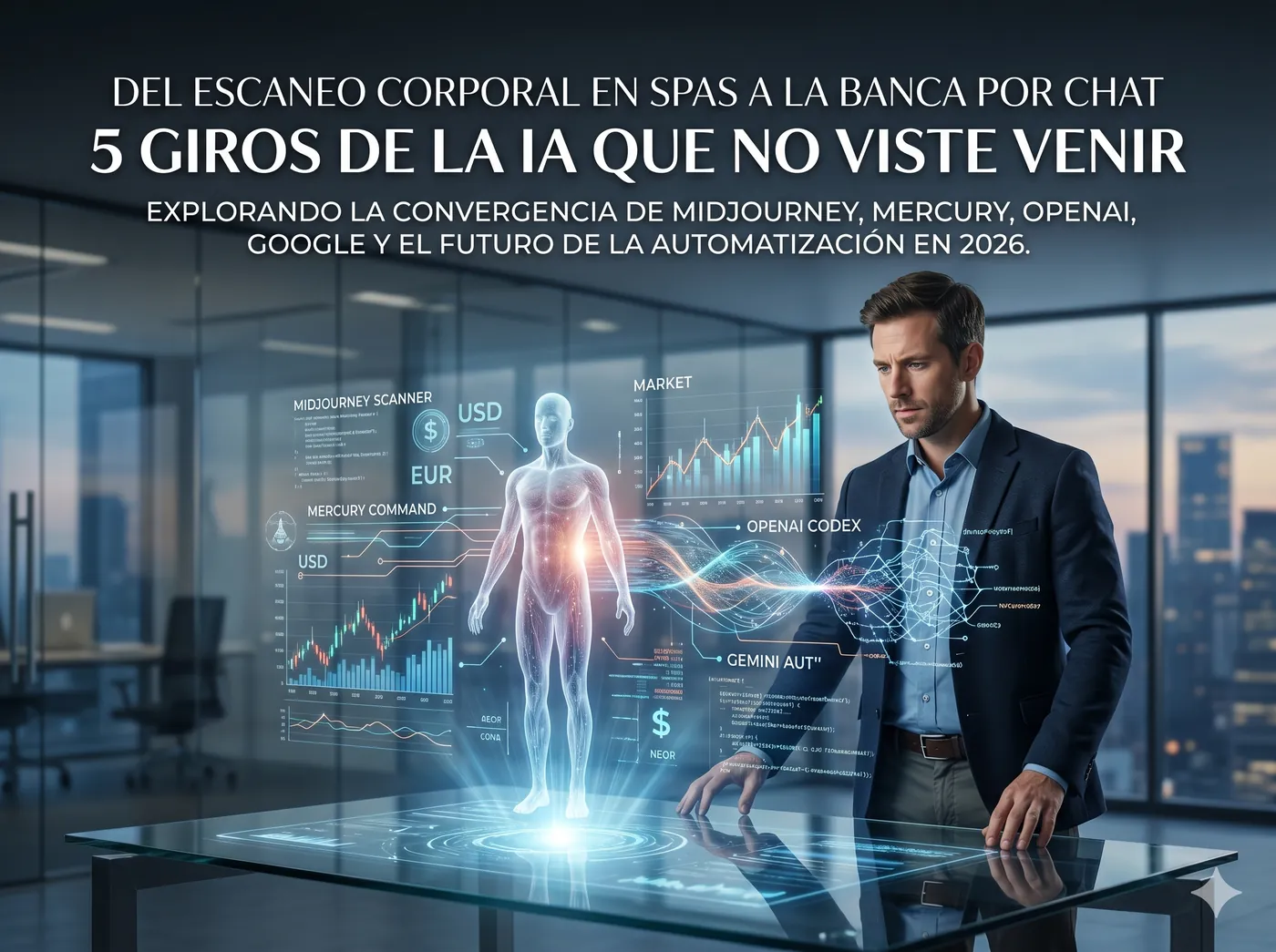Del escaneo corporal en spas a la banca por chat: 5 giros de la IA que no viste venir