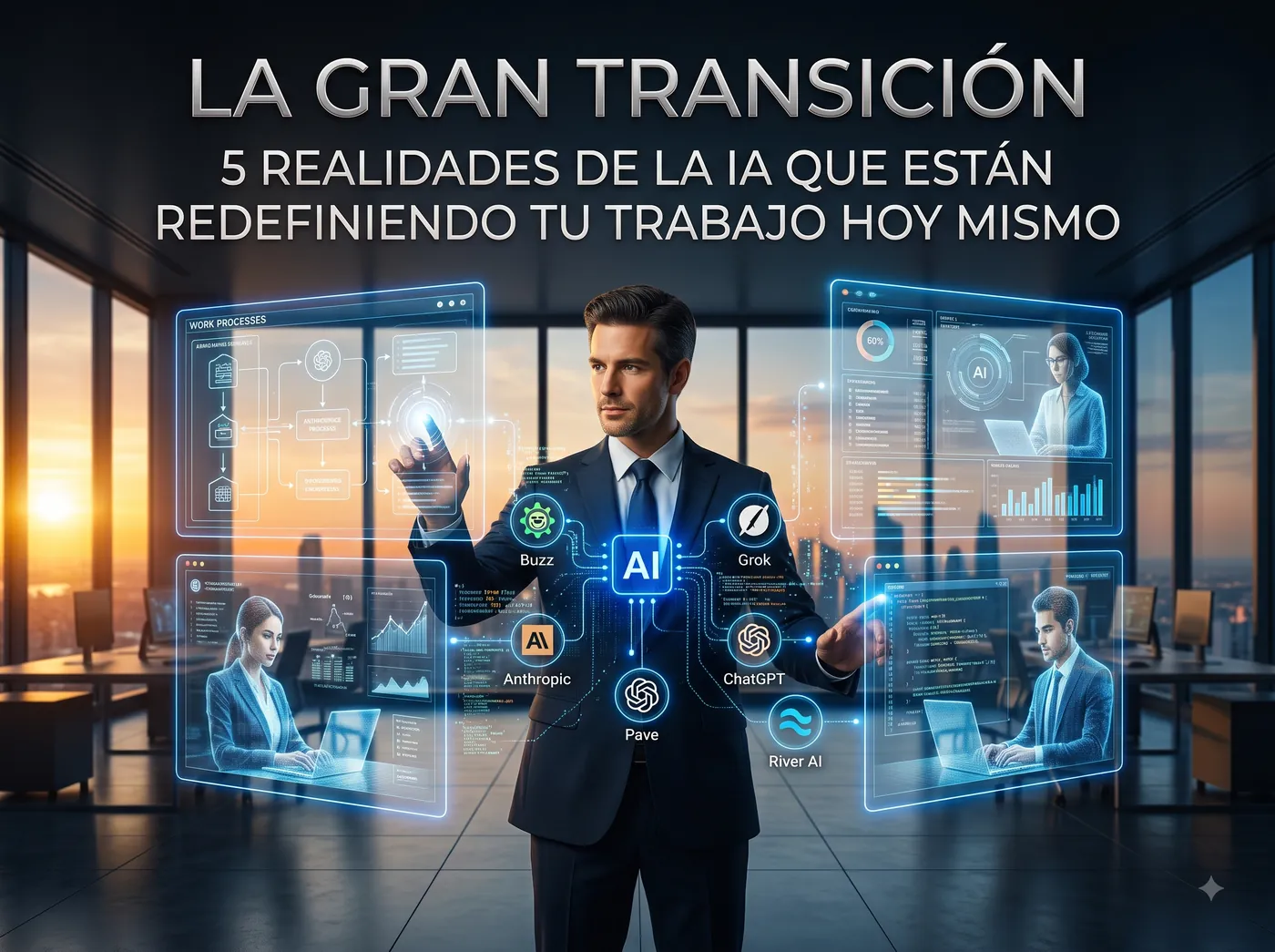 La Gran Transición: 5 Realidades de la IA que están redefiniendo tu trabajo hoy mismo