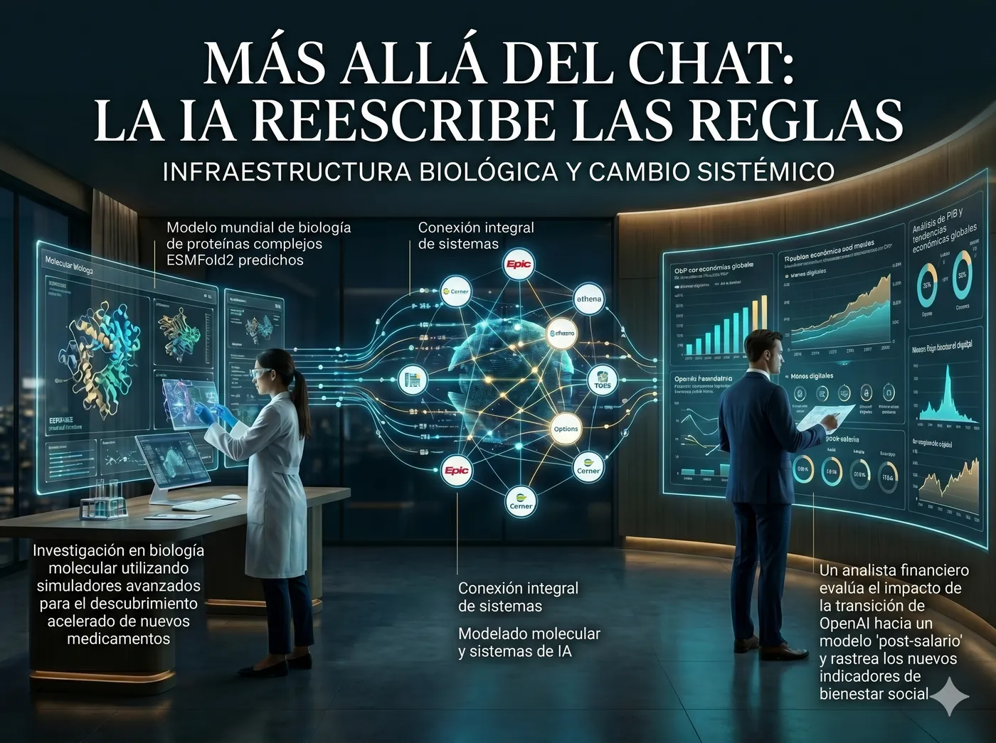Más allá del chat y los cinco avances en IA que reescriben las reglas del juego y de la vida